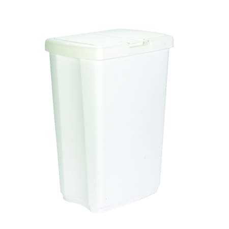Rubbermaid Rubbermaid 13.25 gal White Plastic Spring Top Wastebasket 2339WHT